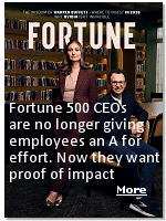 First they came for the office perks. Next they came for remote flexibility. Now Fortune 500 CEOs are exerting their upper hand by issuing employees new ultimatums: Show us your results-or else. This year, in the wake of massive layoffs, Amazon CEO Andy Jassy asked corporate workers to submit three to five accomplishments that ''show the impact of your work,' as part of a revamped performance review system that helps determine future pay.